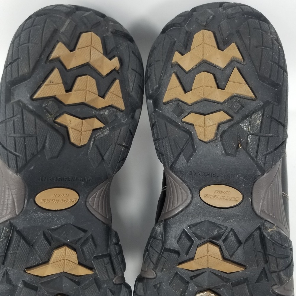 Skechers Work Blais Bixford ST Steel Toe Men's 12 Waterproof Hiking Boots 77054 - Picture 15 of 16